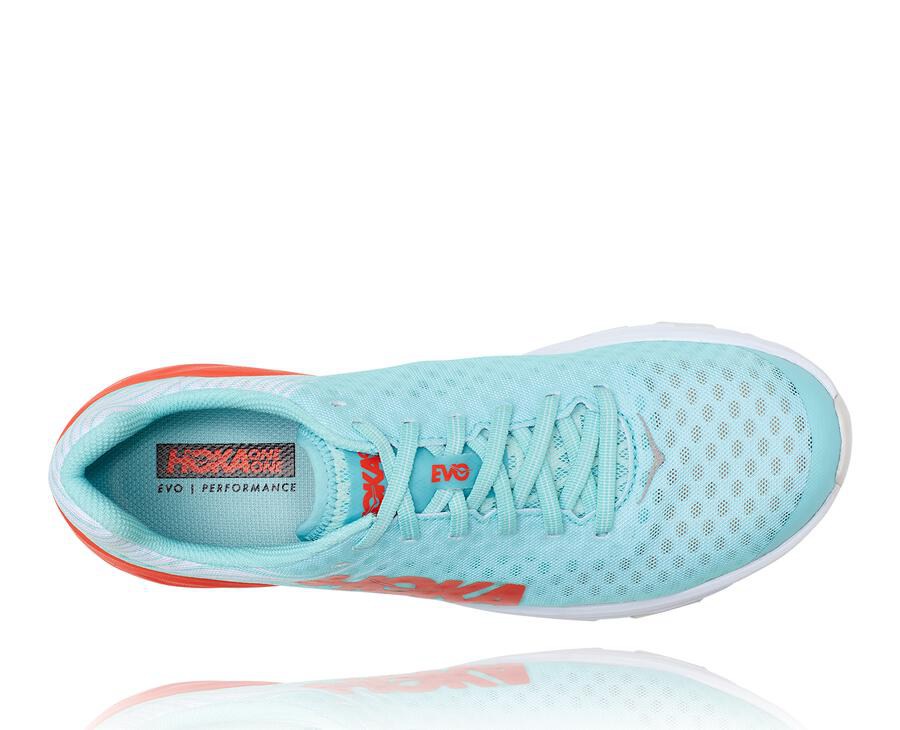 Hoka One One Evo Carbon Rocket Löparskor Herr - Blå - WKCVS-9134